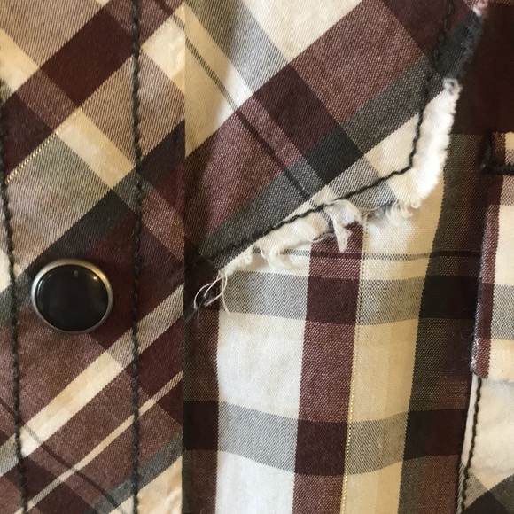 Men's Indigo Star Shirt Embellished Short Sleeve - Picture 8 of 9